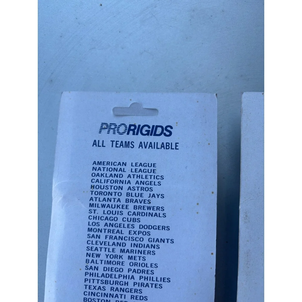 Vintage ProRigids Chicago White Sox Baseball Card‎ Holders 2 Packs 20 Total MLB